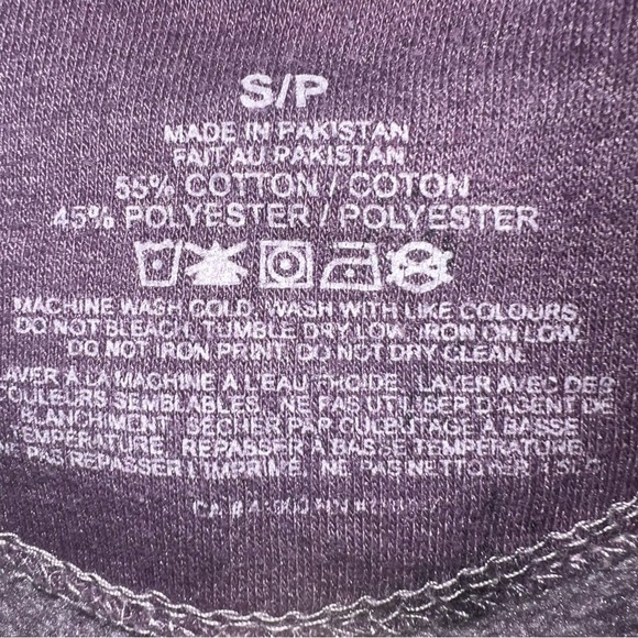 Purple “Be The Change” Graphic Crewneck Sweatshirt - Picture 6 of 6